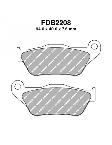 PASTIGLIE FERODO FDB2208EF