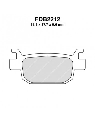 PASTIGLIE FERODO FDB2212EF