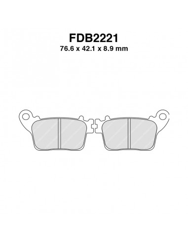 PASTIGLIE FERODO FDB2221P