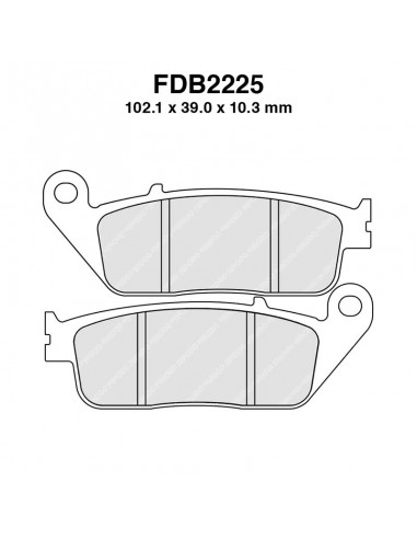 PASTIGLIE FERODO FDB2225EF
