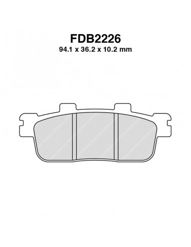 PASTIGLIE FERODO FDB2226EF