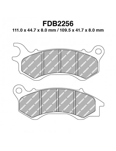 PASTIGLIE FERODO FDB2256EF