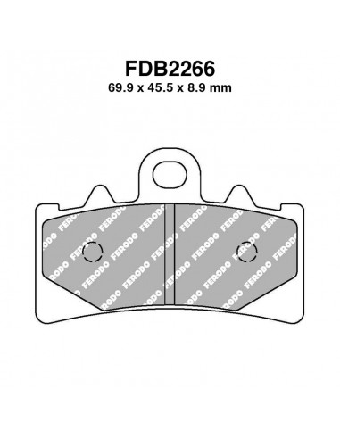 PASTIGLIE FERODO FDB2266EF