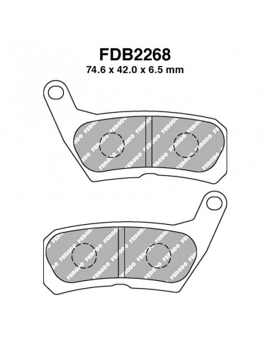 PASTIGLIE FERODO FDB2268P