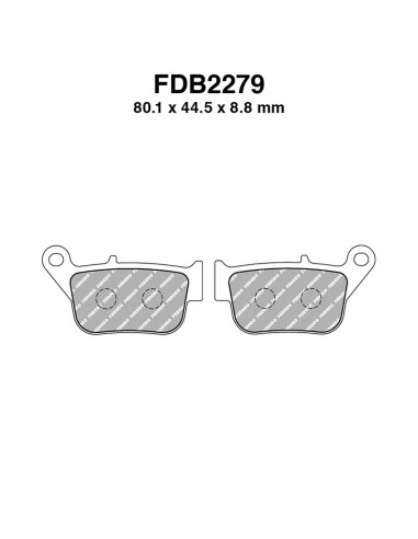 PASTIGLIE FERODO FDB2279AG