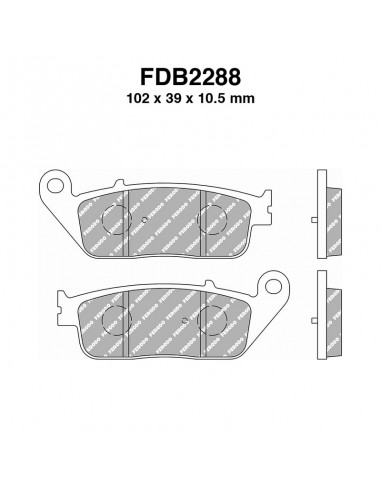 PASTIGLIE FERODO FDB2288EF