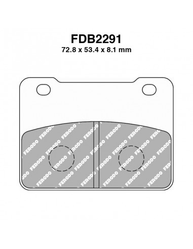 PASTIGLIE FERODO FDB2291EF