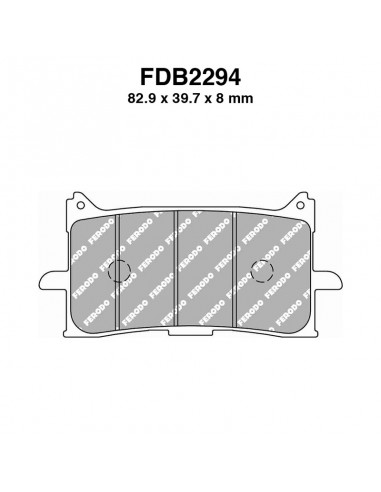 PASTIGLIE FERODO FDB2294EF