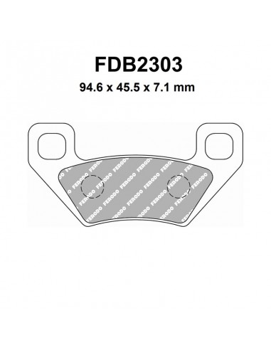 PASTIGLIE FERODO FDB2303SG