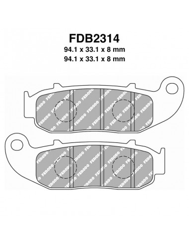 PASTIGLIE FERODO FDB2314EF