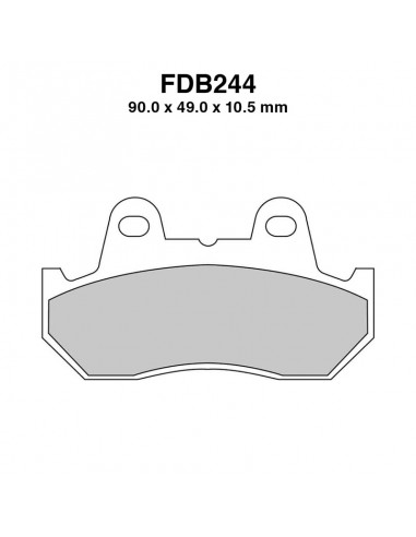 PASTIGLIE FERODO FDB244P
