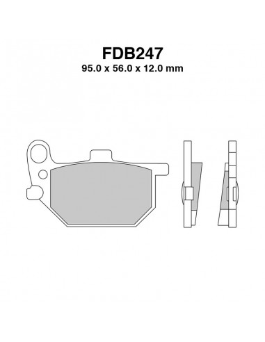 PASTIGLIE FERODO FDB247P
