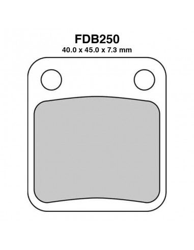PASTIGLIE FERODO FDB250P