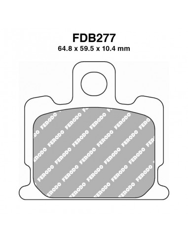 PASTIGLIE FERODO FDB277P