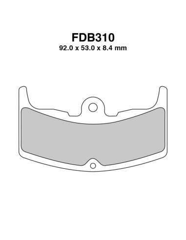PASTIGLIE FERODO FDB310P
