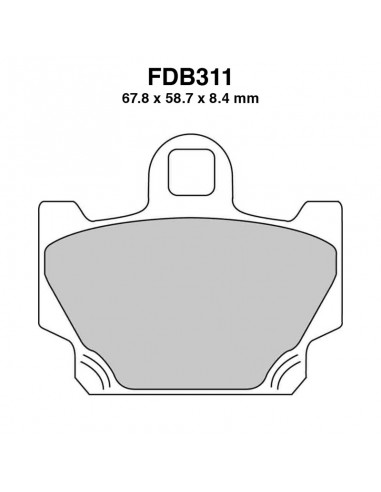 PASTIGLIE FERODO FDB311P