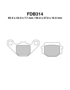 PASTIGLIE FERODO FDB314P