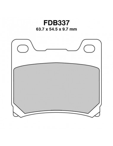 PASTIGLIE FERODO FDB337EF