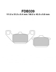 PASTIGLIE FERODO FDB339P