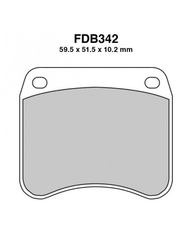 PASTIGLIE FERODO FDB342P
