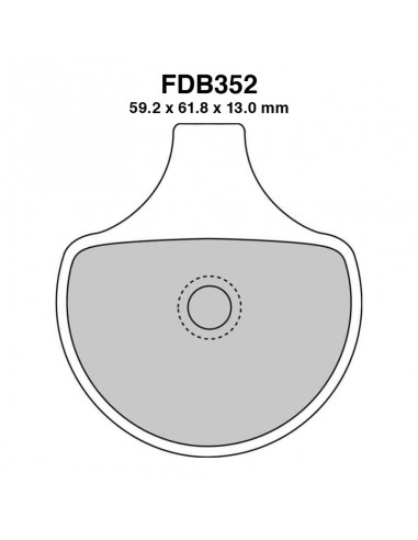 PASTIGLIE FERODO FDB352P