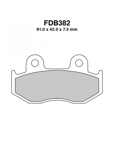 PASTIGLIE FERODO FDB382P