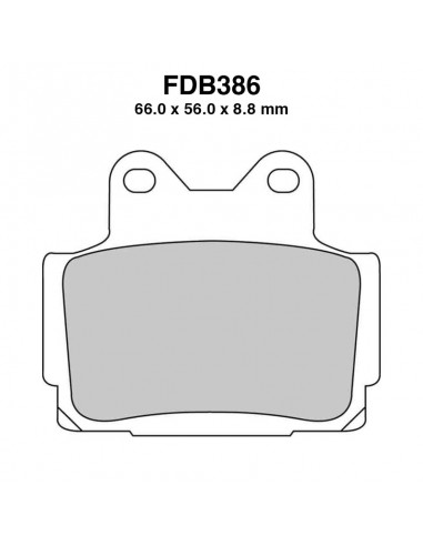 PASTIGLIE FERODO FDB386EF