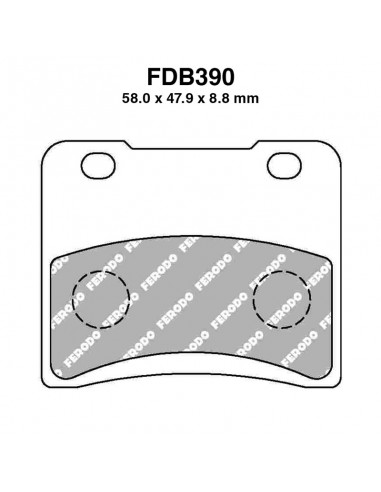 PASTIGLIE FERODO FDB390P