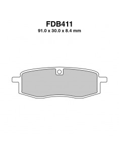 PASTIGLIE FERODO FDB411P