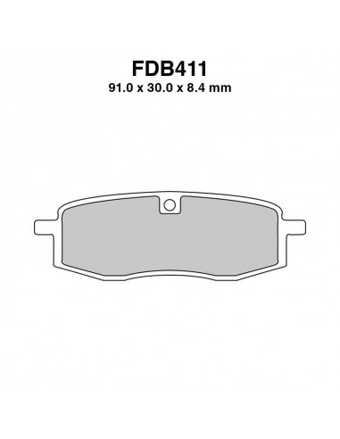 PASTIGLIE FERODO FDB411P