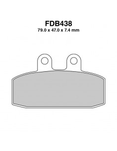 PASTIGLIE FERODO FDB438EF