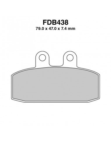 PASTIGLIE FERODO FDB438P