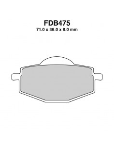PASTIGLIE FERODO FDB475AG