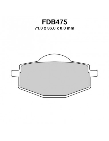 PASTIGLIE FERODO FDB475AG