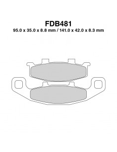 PASTIGLIE FERODO FDB481P