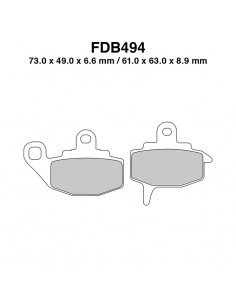 PASTIGLIE FERODO FDB494P