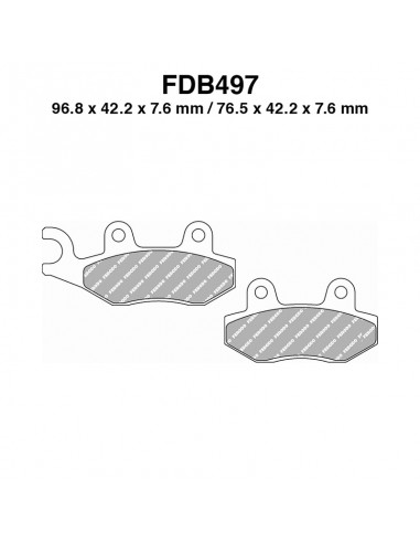 PASTIGLIE FERODO FDB497P