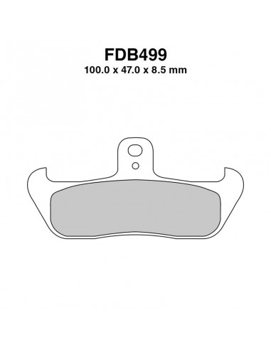 PASTIGLIE FERODO FDB499P