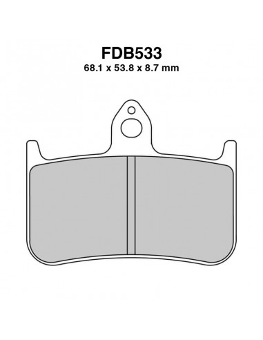 PASTIGLIE FERODO FDB533P