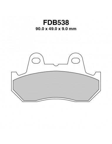 PASTIGLIE FERODO FDB538P
