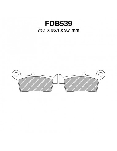 PASTIGLIE FERODO FDB539EF