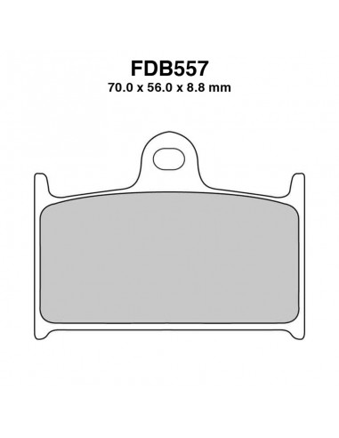 PASTIGLIE FERODO FDB557EF