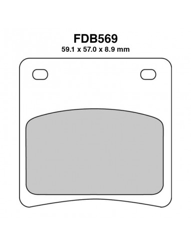 PASTIGLIE FERODO FDB569P