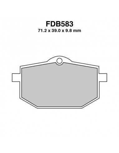 PASTIGLIE FERODO FDB583P