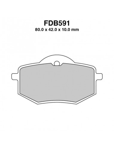 PASTIGLIE FERODO FDB591P
