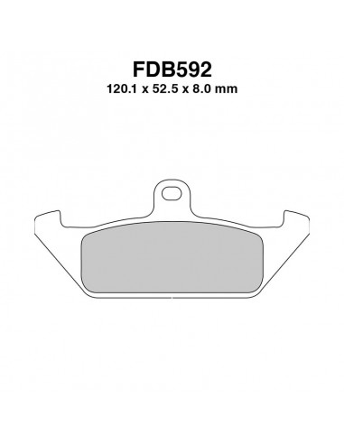 PASTIGLIE FERODO FDB592P