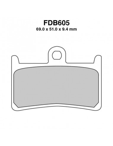 PASTIGLIE FERODO FDB605P