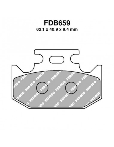 PASTIGLIE FERODO FDB659P