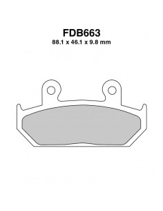 PASTIGLIE FERODO FDB663P