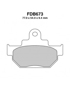 PASTIGLIE FERODO FDB673P